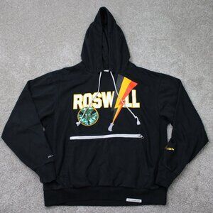 Nike Hoodie Mens Medium Black Dri-FIT Roswell Rayguns Premium Hooded Sweatshirt